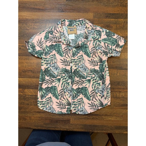 Other - Brooklyn Boys Hawaiian button up shirt sz 3T. 100% cotton